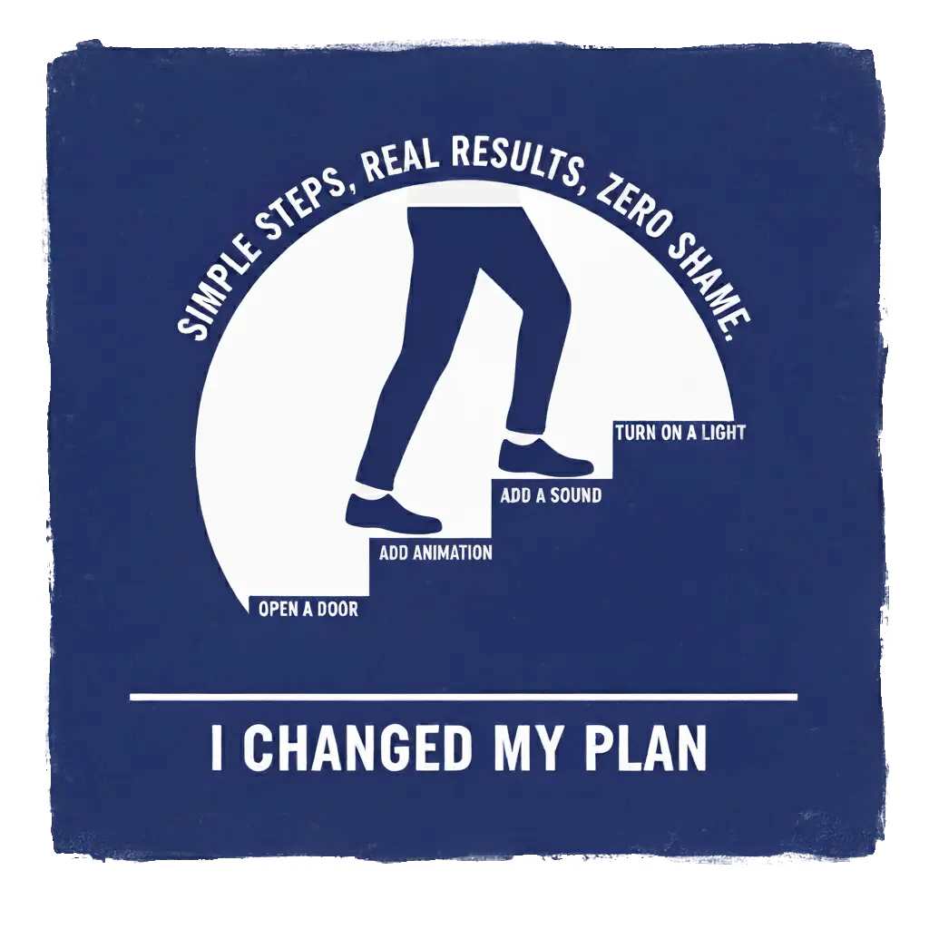 Person climbing steps toward success